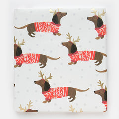 Caroline Gardner Christmas Sausage Dog Wrapping Paper