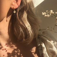Lisa Angel - Daisy Charm Gold Earrings