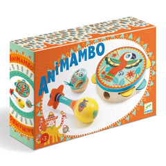 Djeco Animambo Set - Maracas & Castanet & Tambourine