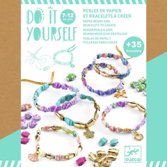 Djeco Paper Beads Stylish & Golden