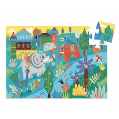Djeco Silhouette Puzzle - Asian Elephant Haathee