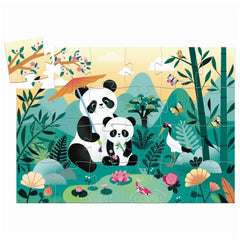 Djeco Silhouette Puzzle - Leo the Panda