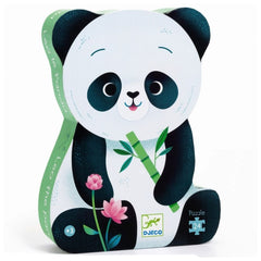 Djeco Silhouette Puzzle - Leo the Panda