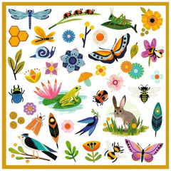 Djeco Paper Stickers - Garden