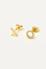 Estella Bartlett XO Earrings Gold Plated