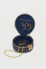 Estella Bartlett - Navy Treasure Me Round Jewellery Box
