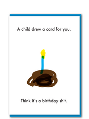 Objectables Birthday Shit Card