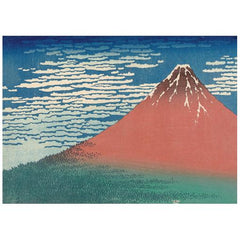 Fine Wind, Clear Weather Greeting Card - Canns Down Press by Katsushika Hokusai