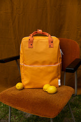 Sticky Lemon - Large Backpack Freckles / Sunny Yellow + Carrot Orange + Candy Pink