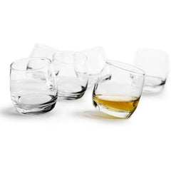 Round Base Whiskey Glasses x 6 - Sagaform