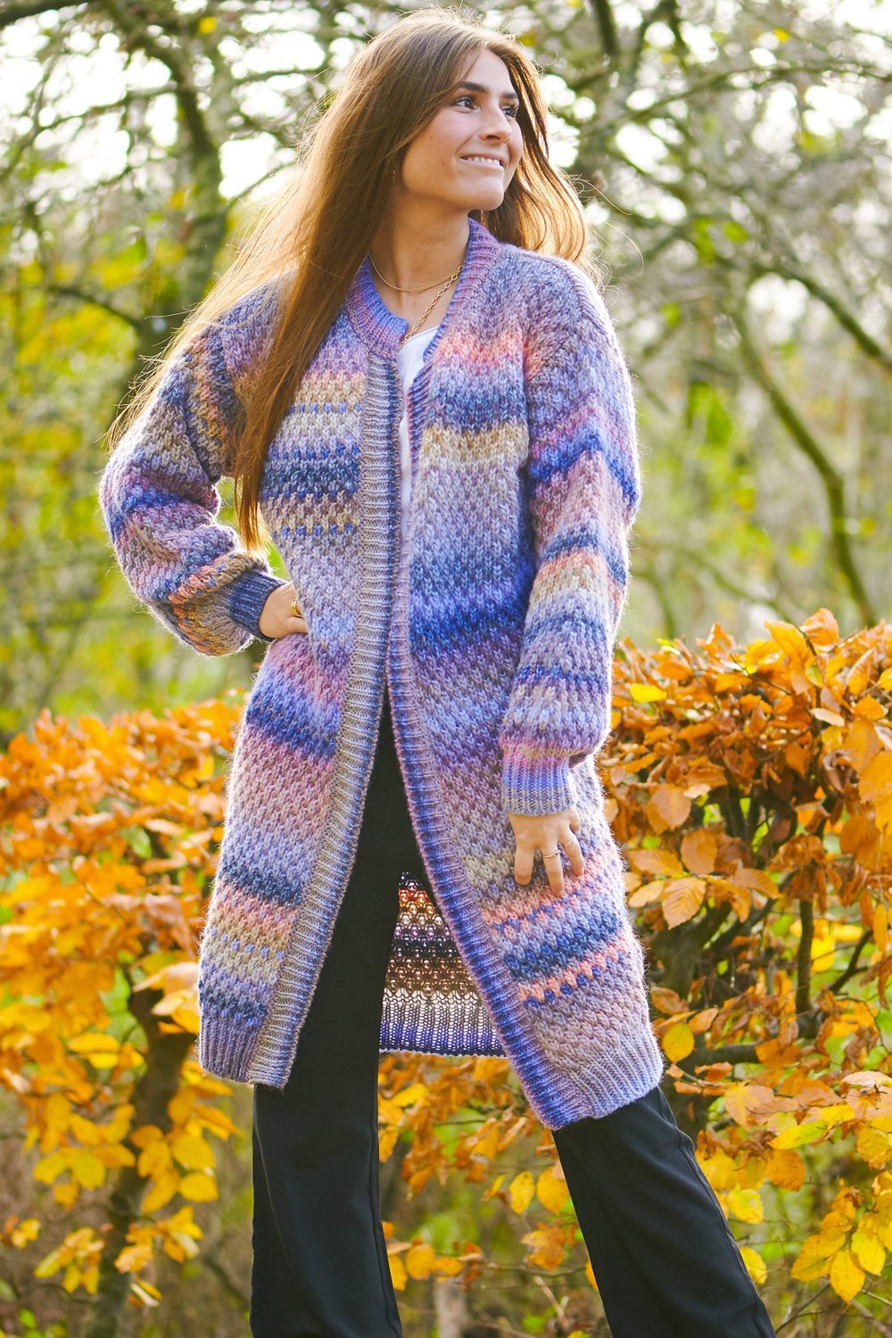 Noella Gio Cardigan Rainbow Mix – Bunka - Main Image