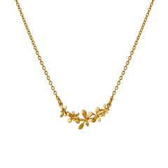 Alex Monroe Sprouting Rosette In-Line Necklace