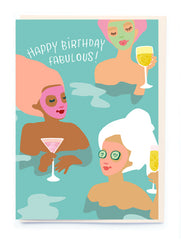 Noi Publishing Spa Girls Birthday Card