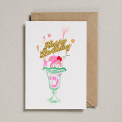 Petra Boase Knickerbocker Glory Birthday Card