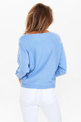 Numph Nudaya Pullover - Bel Air Blue