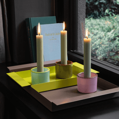 REMEMBER Glass Tealight Holders - Set of 3