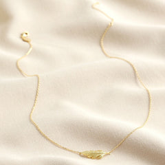 Lisa Angel - Gold Feather Necklace
