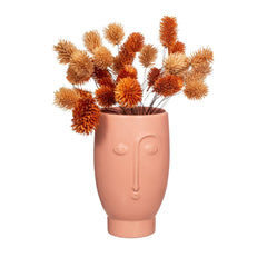 Sass & Belle Mini Face Vase Matte Pink