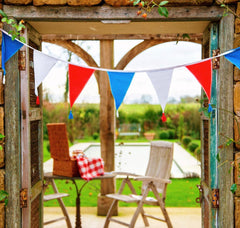 Union Jack Street Party Flagrope Cotton Bunting - Talking Tables