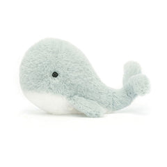 Jellycat Wavelly Whale Grey