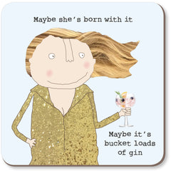 Rosie Made A Thing - Bucket Gin Coaster