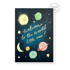 Stormy Knight Welcome To The World Card