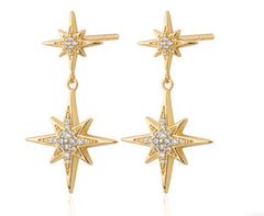 Scream Pretty - Art Deco Stud Earrings