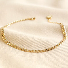 Lisa Angel Anklet Gold Double Chain Anklet Set of 2