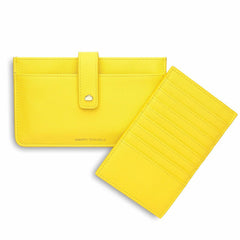 Estella Bartlett Canary Yellow Travel Document Wallet