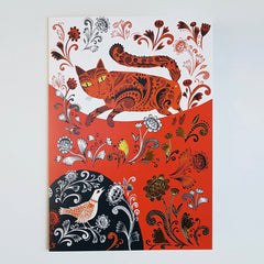 Lush Designs - Kitty Greeting Card