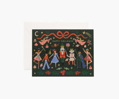 Rifle Paper Nutcracker Ballet Happy Holidays Christmas Box of 8 - Card Pack