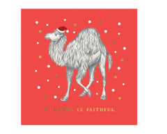 The Art File Youth vs Cancer Camel Christmas Pack Cards