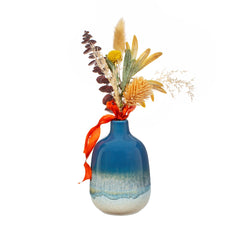 Sass & Belle Mojave Glaze Blue Vase