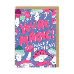 Ohh Deer - Magic Mushroom Birthday Card