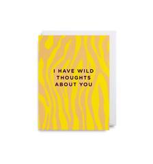 Lagom Design I Have Wild Thoughts About You Mini Card