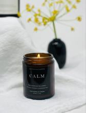Lotus & Lapis Calm Amber Candle
