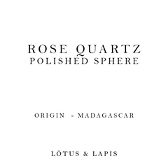 Lotus & Lapis Rose Quartz Spheres
