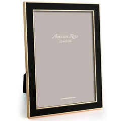 Addison Ross Black Enamel & Gold Frame