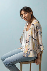 One Hundred Stars Deco Daisy Kimono