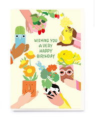 Noi Publishing Wishing You A Very Happy Birthday Plants Card