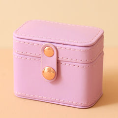 Lisa Angel Petite Travel Ring Box in Purple