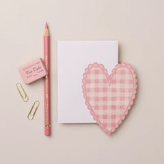 Wanderlust Pink Heart Mini Card