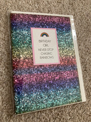 Five Dollar Shake - Never Stop Chasing Rainbows Card