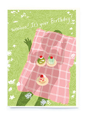 Noi Publishing Blanket Girl Birthday Card