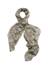 One Hundred Stars Marbelled Green Scarf