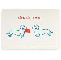 Archivist Press Thank You Dachshund Note Card