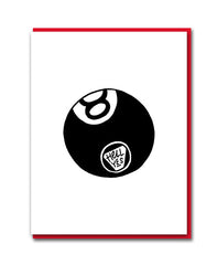 8 Ball Card - 1973