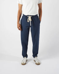 Portuguese Flannel Chemy Trousers  - Navy