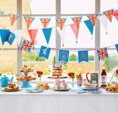 Union Jack Street Party Flagrope Cotton Bunting - Talking Tables