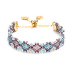 Azuni Narrow Maya Toggle Bracelet- Chameleon